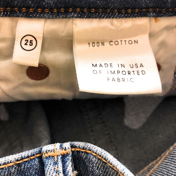 GRLFRND Joan Jeans With Raw Hems - Picture 7 of 8